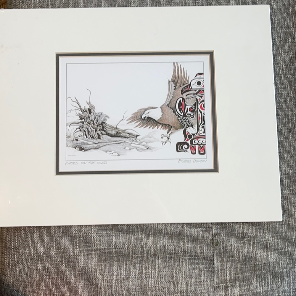 Michael Duncan print wings on the wind